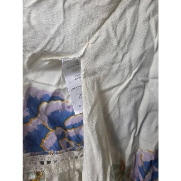 Z & L Europe Viscose Boho Bohemian Flowy Floral Festival Top O/S - Picture 9 of 9